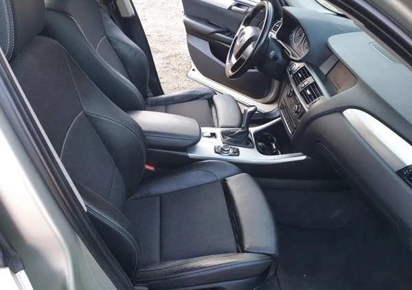 BMW X3 cena 49900 przebieg: 137000, rok produkcji 2011 z Trzciel małe 407